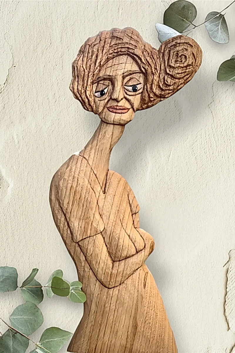 Ahşap Oyma Heykel-Mahur