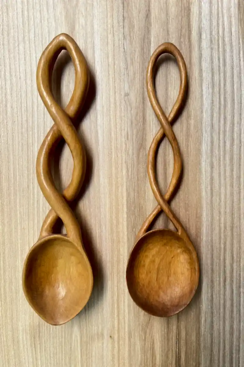 Ahşap Oyma-Sarmal Kaşık